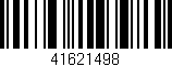 Código de barras (EAN, GTIN, SKU, ISBN): '41621498'