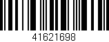 Código de barras (EAN, GTIN, SKU, ISBN): '41621698'