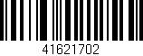 Código de barras (EAN, GTIN, SKU, ISBN): '41621702'