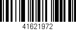 Código de barras (EAN, GTIN, SKU, ISBN): '41621972'