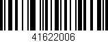 Código de barras (EAN, GTIN, SKU, ISBN): '41622006'