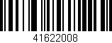 Código de barras (EAN, GTIN, SKU, ISBN): '41622008'