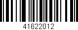Código de barras (EAN, GTIN, SKU, ISBN): '41622012'
