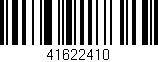 Código de barras (EAN, GTIN, SKU, ISBN): '41622410'