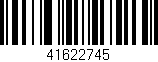 Código de barras (EAN, GTIN, SKU, ISBN): '41622745'