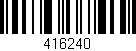 Código de barras (EAN, GTIN, SKU, ISBN): '416240'