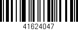 Código de barras (EAN, GTIN, SKU, ISBN): '41624047'