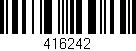 Código de barras (EAN, GTIN, SKU, ISBN): '416242'