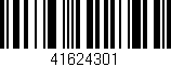 Código de barras (EAN, GTIN, SKU, ISBN): '41624301'