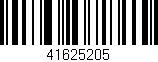 Código de barras (EAN, GTIN, SKU, ISBN): '41625205'