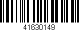 Código de barras (EAN, GTIN, SKU, ISBN): '41630149'