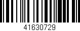 Código de barras (EAN, GTIN, SKU, ISBN): '41630729'