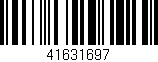 Código de barras (EAN, GTIN, SKU, ISBN): '41631697'