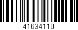 Código de barras (EAN, GTIN, SKU, ISBN): '41634110'
