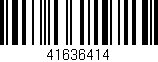 Código de barras (EAN, GTIN, SKU, ISBN): '41636414'