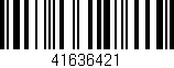 Código de barras (EAN, GTIN, SKU, ISBN): '41636421'