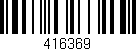 Código de barras (EAN, GTIN, SKU, ISBN): '416369'
