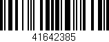 Código de barras (EAN, GTIN, SKU, ISBN): '41642385'