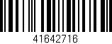 Código de barras (EAN, GTIN, SKU, ISBN): '41642716'