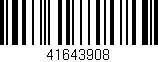 Código de barras (EAN, GTIN, SKU, ISBN): '41643908'