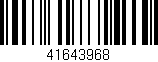 Código de barras (EAN, GTIN, SKU, ISBN): '41643968'