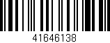 Código de barras (EAN, GTIN, SKU, ISBN): '41646138'