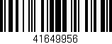 Código de barras (EAN, GTIN, SKU, ISBN): '41649956'