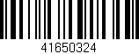 Código de barras (EAN, GTIN, SKU, ISBN): '41650324'