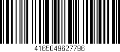 Código de barras (EAN, GTIN, SKU, ISBN): '4165049627796'