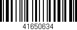 Código de barras (EAN, GTIN, SKU, ISBN): '41650634'