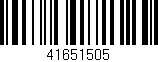 Código de barras (EAN, GTIN, SKU, ISBN): '41651505'