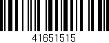 Código de barras (EAN, GTIN, SKU, ISBN): '41651515'