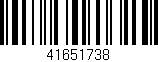 Código de barras (EAN, GTIN, SKU, ISBN): '41651738'