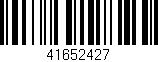 Código de barras (EAN, GTIN, SKU, ISBN): '41652427'