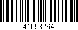 Código de barras (EAN, GTIN, SKU, ISBN): '41653264'