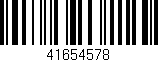 Código de barras (EAN, GTIN, SKU, ISBN): '41654578'