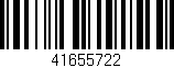 Código de barras (EAN, GTIN, SKU, ISBN): '41655722'