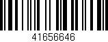 Código de barras (EAN, GTIN, SKU, ISBN): '41656646'