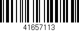 Código de barras (EAN, GTIN, SKU, ISBN): '41657113'