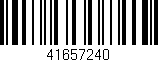 Código de barras (EAN, GTIN, SKU, ISBN): '41657240'