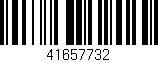 Código de barras (EAN, GTIN, SKU, ISBN): '41657732'