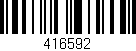 Código de barras (EAN, GTIN, SKU, ISBN): '416592'