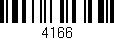 Código de barras (EAN, GTIN, SKU, ISBN): '4166'