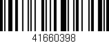 Código de barras (EAN, GTIN, SKU, ISBN): '41660398'