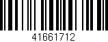 Código de barras (EAN, GTIN, SKU, ISBN): '41661712'
