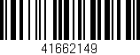 Código de barras (EAN, GTIN, SKU, ISBN): '41662149'