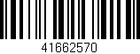 Código de barras (EAN, GTIN, SKU, ISBN): '41662570'