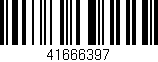 Código de barras (EAN, GTIN, SKU, ISBN): '41666397'
