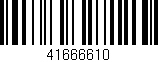 Código de barras (EAN, GTIN, SKU, ISBN): '41666610'