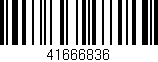 Código de barras (EAN, GTIN, SKU, ISBN): '41666836'
